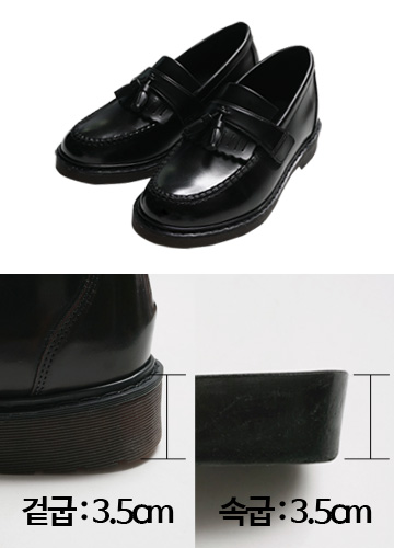 [7cmHeight increase] 브리즈 테슬 Loafers<br><font style=font-size:11px;color:#595959>250mm-280mm<*font><br>