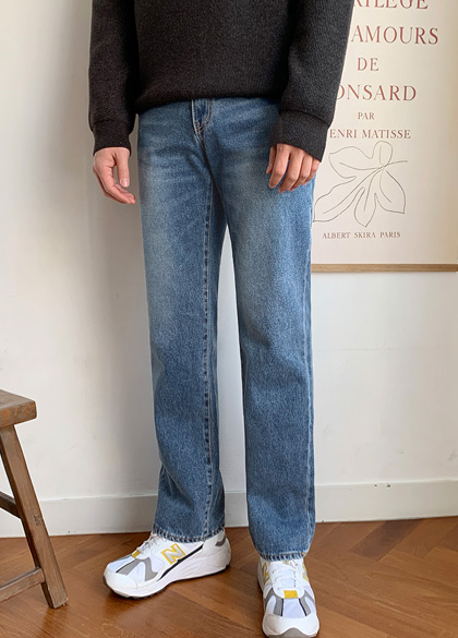 Peeling 세미 Wide Denim Pants<br><font style=font-size:11px;color:#595959>S~XL(28~34)<*font><br>