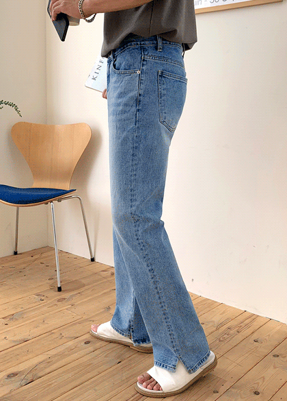 원사이드 Straight 트임진<br><font style=font-size:11px;color:#595959>S~XL(28~34)<*font><br>