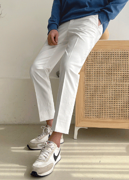 Colina Banding Chino Pants<br> <font style=font-size:11px;color:#595959>S~XL(28~34)<*font><br></font>