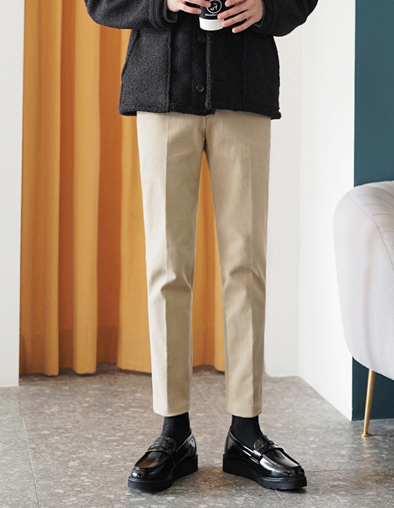 BASIC Peach Half-Banding Pants<br> <font style=font-size:11px;color:#595959>S~L(28~32)<*font><br></font>