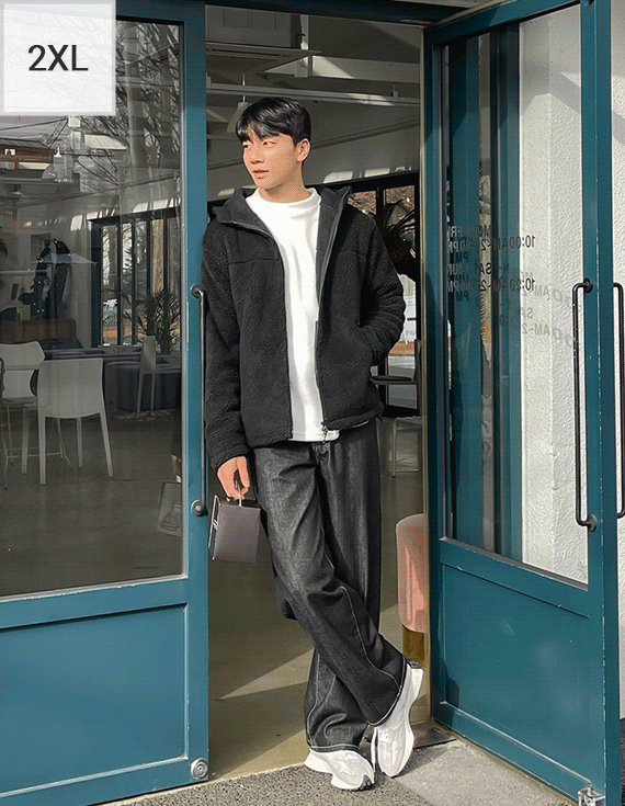 light Wool Fleece Hoodies zip up<br><font style=font-size:11px;color:#595959>M~2XL(90~110)<*font><br>