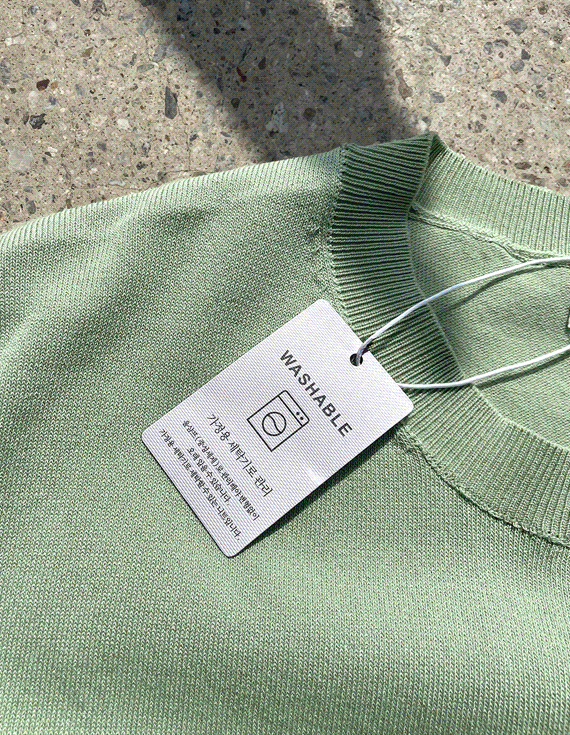 Cool 14color viscose round short sleeve knit<br> <font style=font-size:11px;color:#595959>L~XL(95 to 105)<*font><br></font>