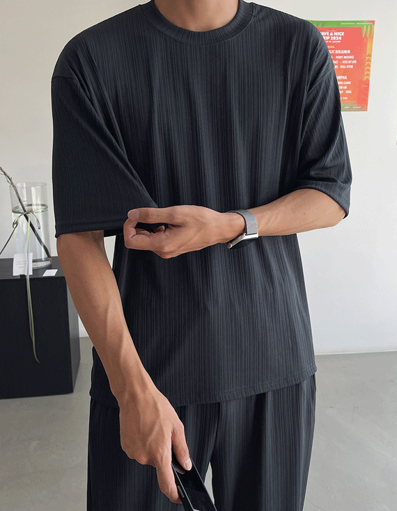 컴포트쿨 아이스 Pleats Spandex Sleeveless shirts&short sleeved T-shirt<br><font style=font-size:11px;color:#595959>F size,M~L(95~105)<*font><br>