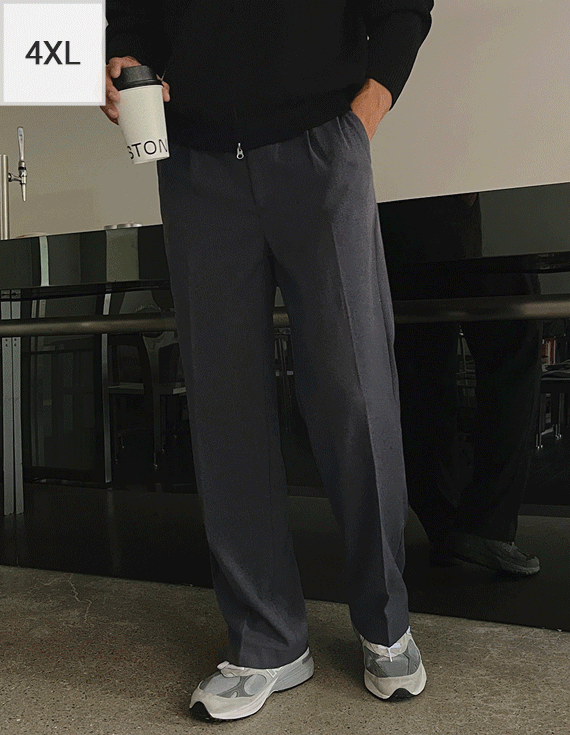 Warm 기획 TR napping Wide Slacks