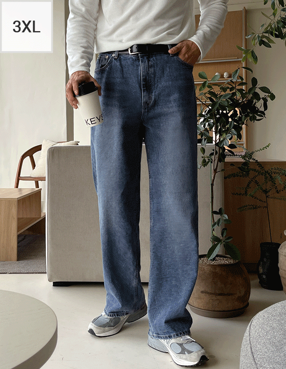 Four seasons Big size 기획 4Color Wide Denim
