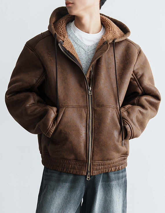 nelson hoody leather jacket 30911