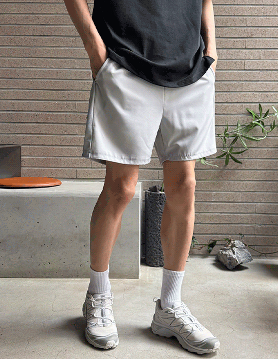 side mesh ventilation Banding 쇼츠 30247