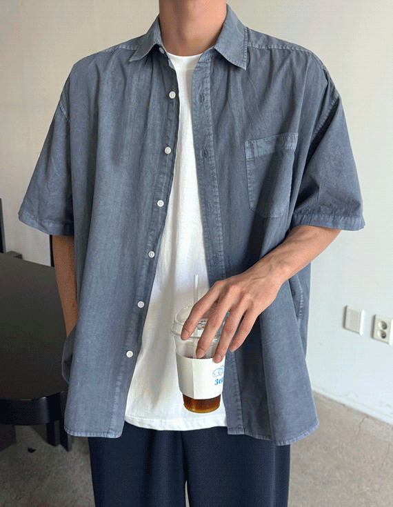 michael pigment Short-sleeve Shirt 30296