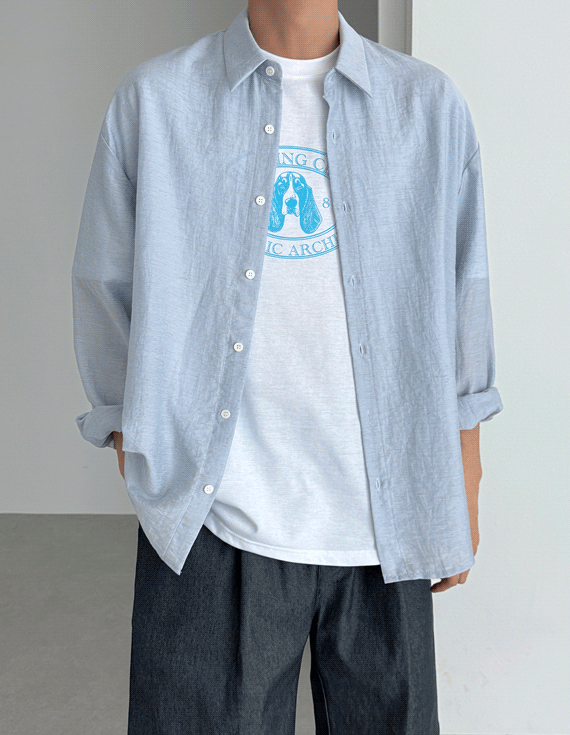 cooling drape Long-sleeve Shirt 30343