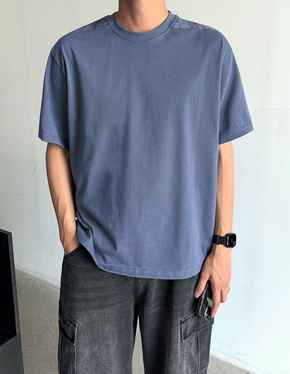 seam-sealing incision short sleeved T-shirt 30421