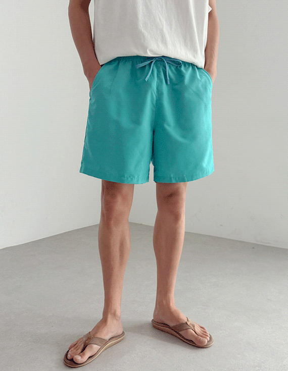 ice peach twill beach shorts 30471