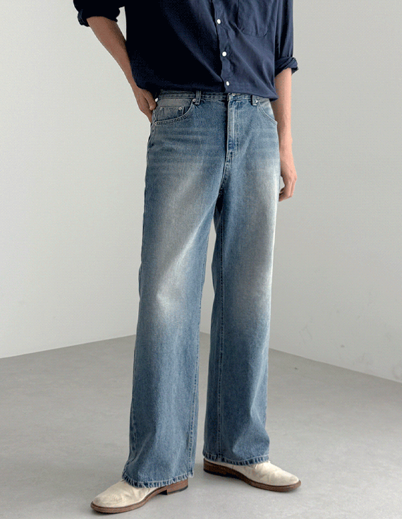 cotton flare Denim Pants 30481