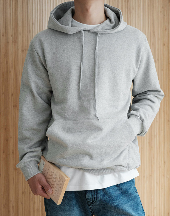 cotton basic hoody Hoodie 30621