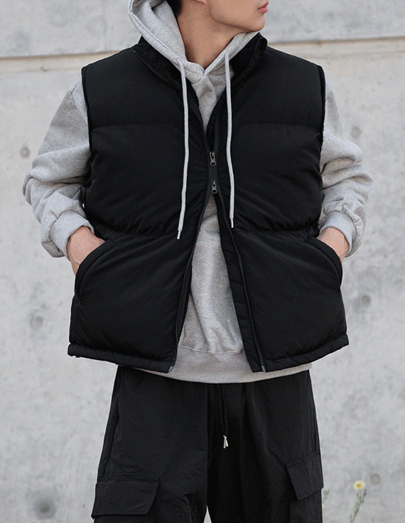 sherpa two way Padded vest 30717