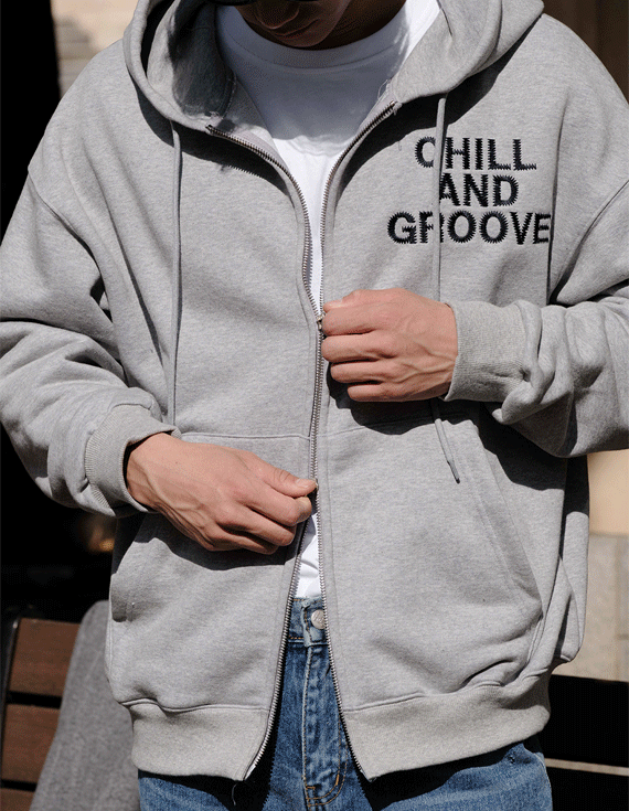 groove ryhme Hoodies zip up 30749