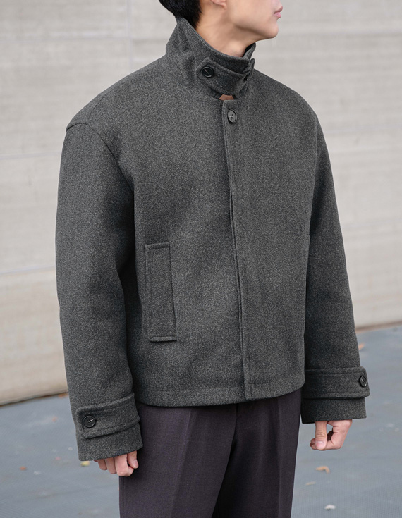 invisible half coat 30835