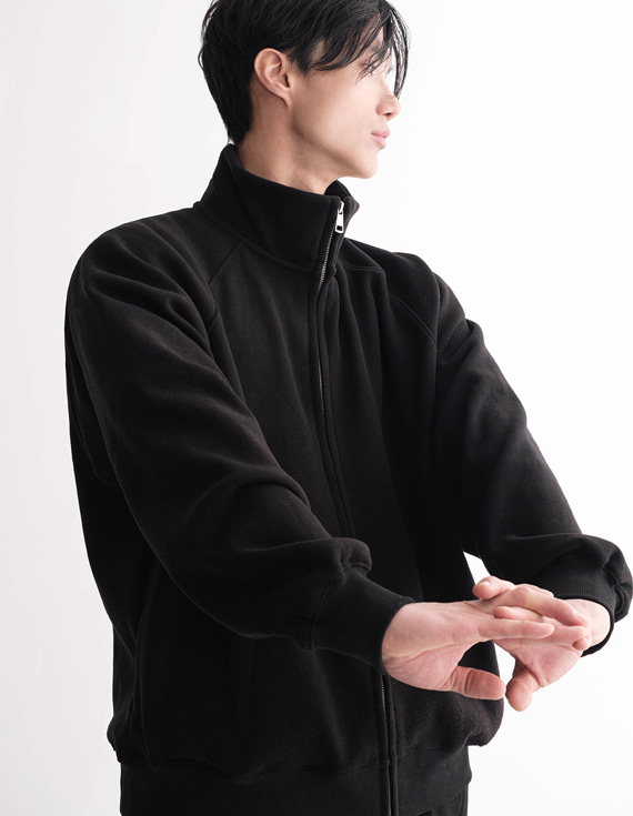 first double face zip up Zip up 30847