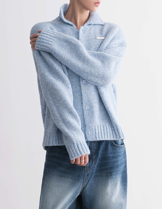 hairing boy collar cardigan 30853