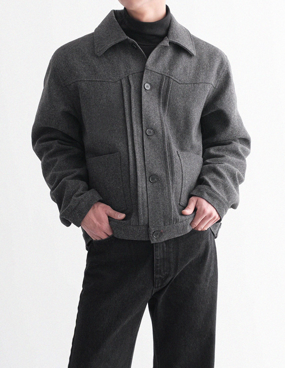 wester detail wool Jacket 30868