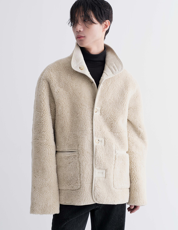 shearing reversible leather jacket Jacket 30869