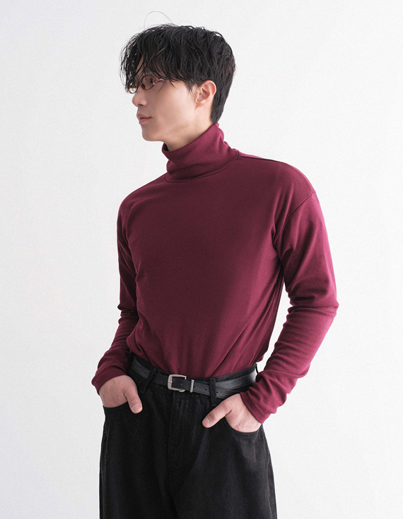 plain warm tutle neck Turtleneck 30875