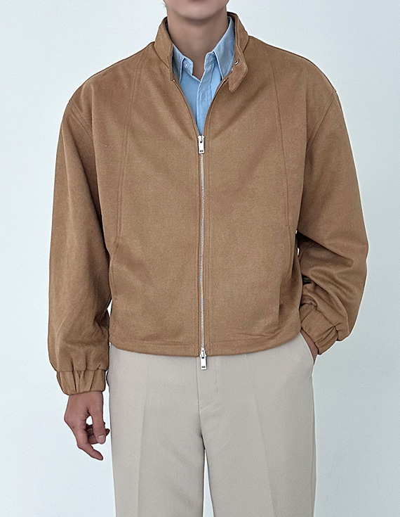 Two button suede rider suede jacket 30972