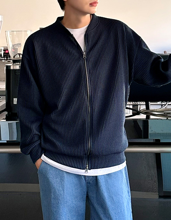 straight line 2way jacket Knit 31013