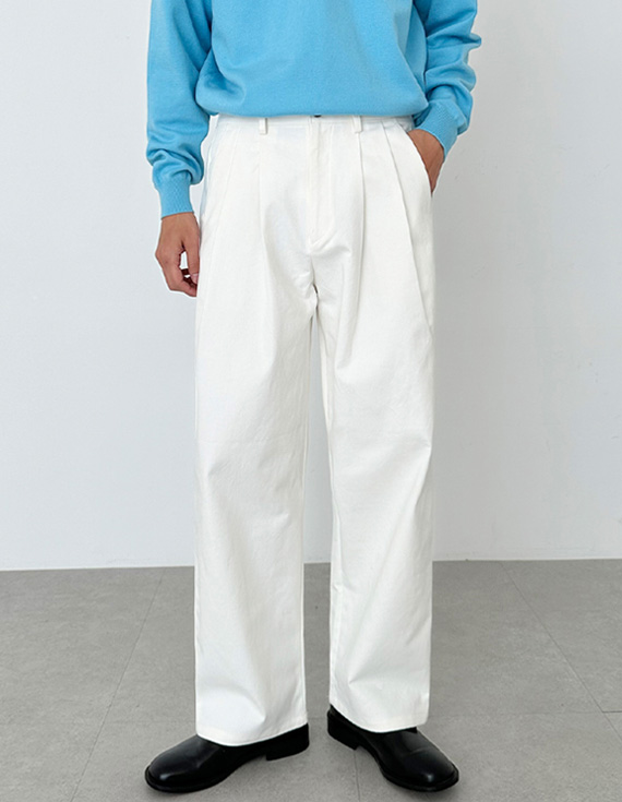 warm half banding cotton pants 31079