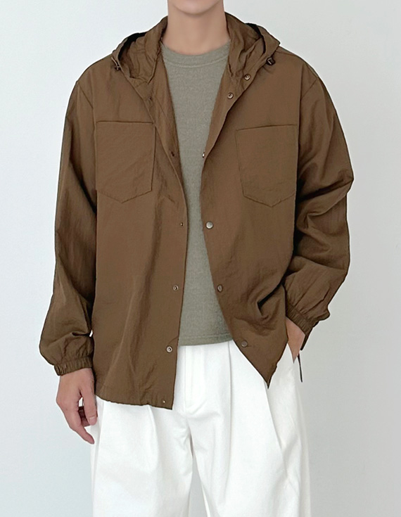 Two-pocket casual hoodie 31092