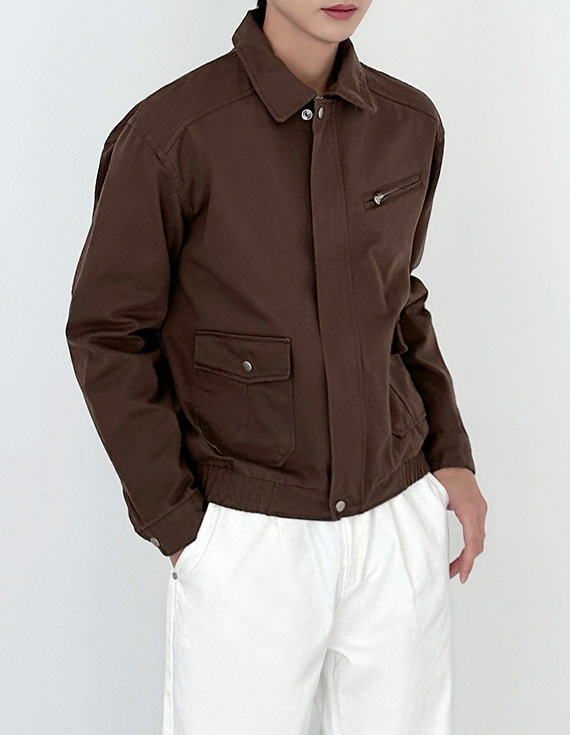 brit twin pocket utility Jacket 31120