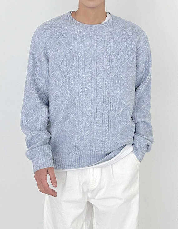 soul fisher heritage cable Knit 31121