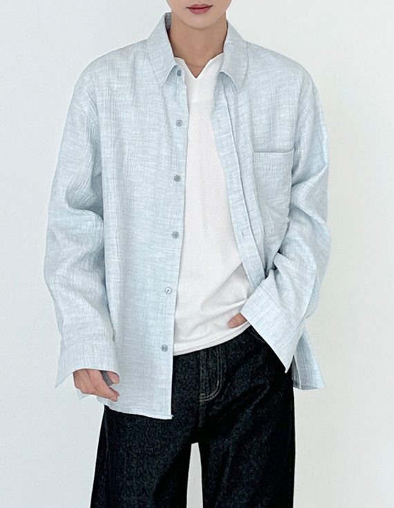 two tone double weave Shirt 31133