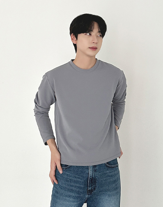 mustang mood crop edit Long Sleeve 31145