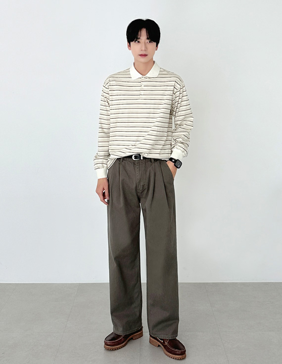 hockey stripe cropped style Long Sleeve 31154