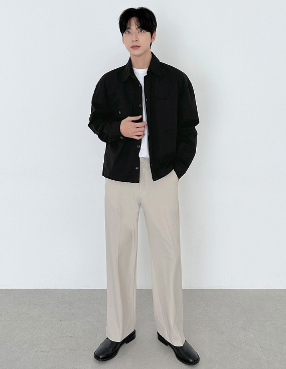 friden semi form wide Slacks 31177