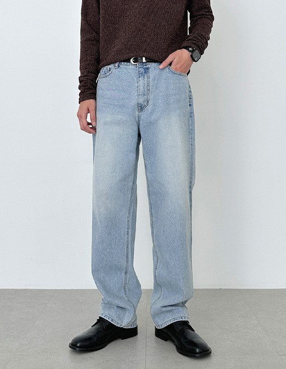 001 archive straight Denim pants 31179
