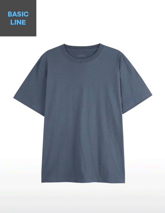 190g High qulity short sleeved T-shirt_헤이지네이비 31191