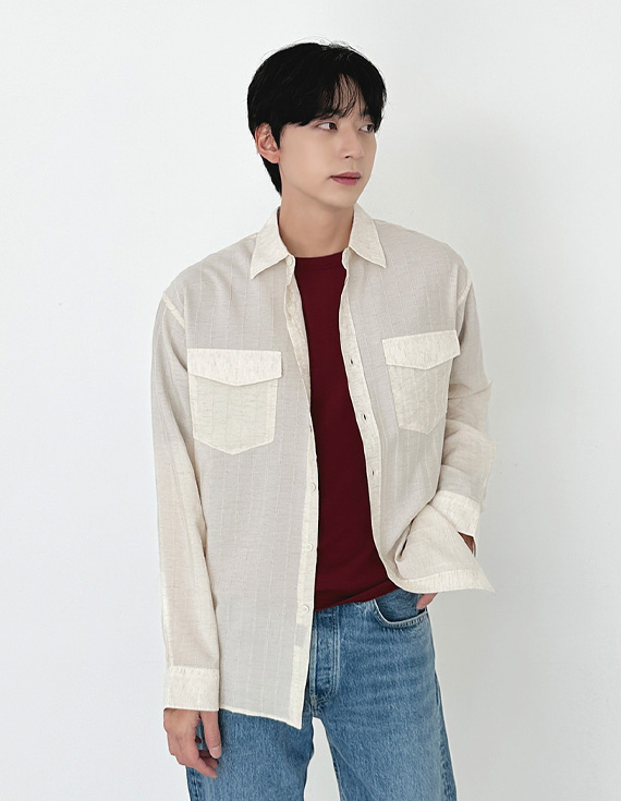 mayo linen summary Shirt 31199