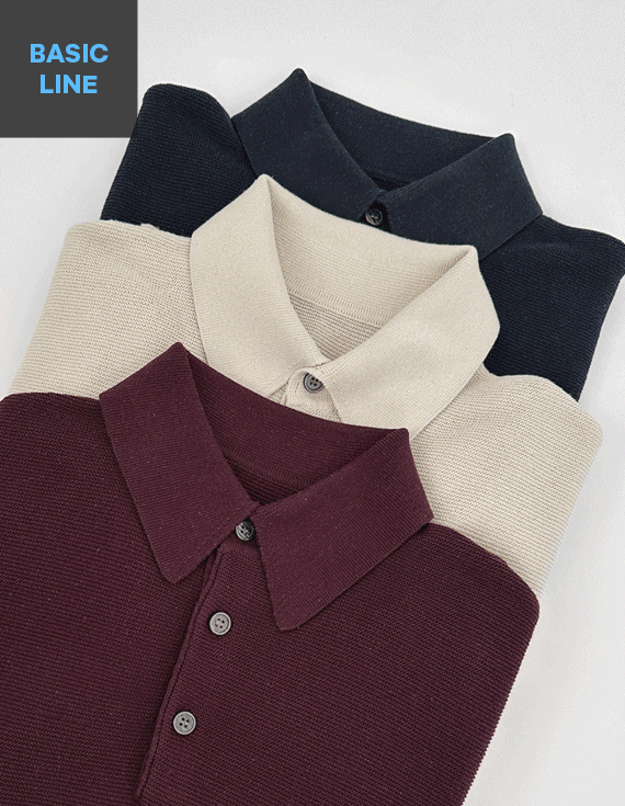 Linen 아이스 Classic 반팔카라 Knit 31210