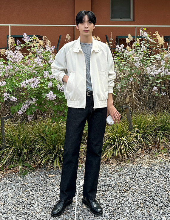 linen harrington formal Jacket 31214