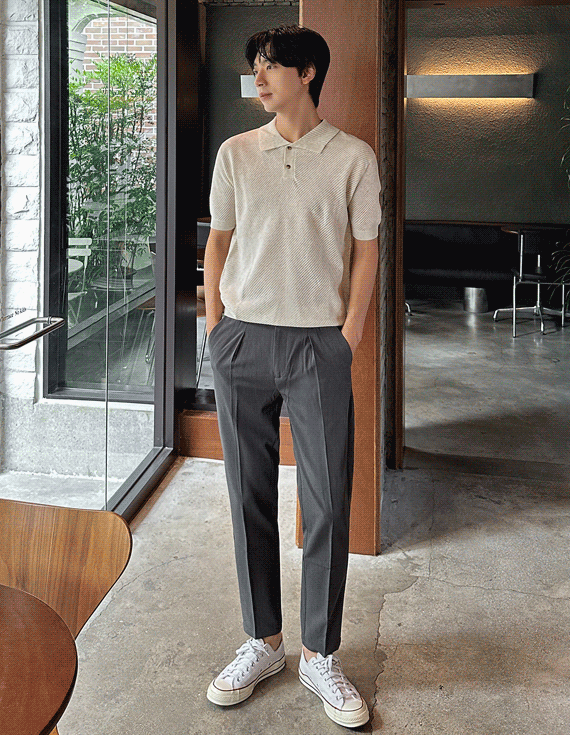 Summer Diagonal 디테일 Kara Short-sleeve Knit 31281