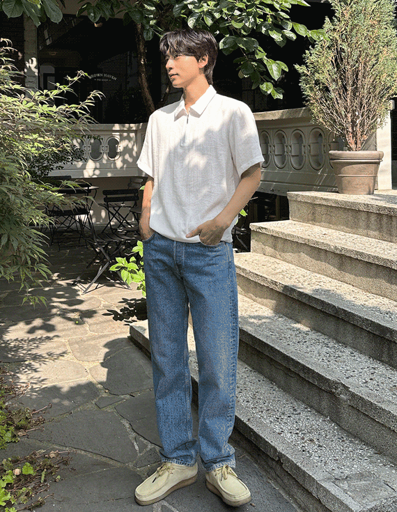 쿨링 half zip-up Kara Shirt 31286