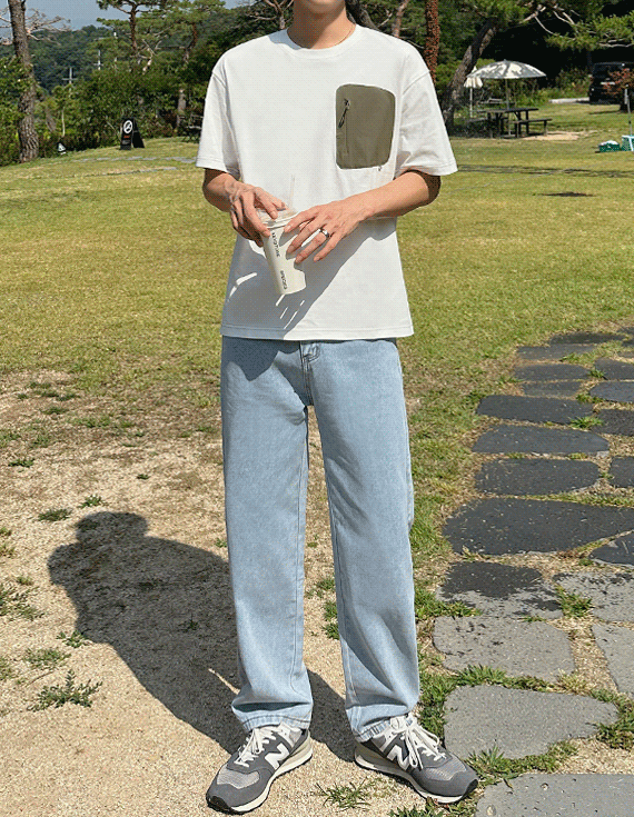 [자외선차단🌞, 쿨링소재] UV 쿨링 Daily 포켓 T-shirt 31292