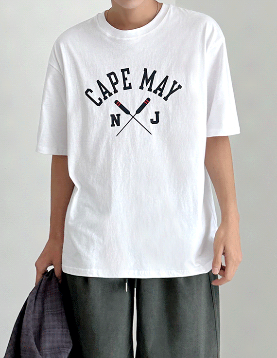 [Daily,캐주얼무드🌈] cape 하이덴시티 Cotton short sleeved T-shirt 31320