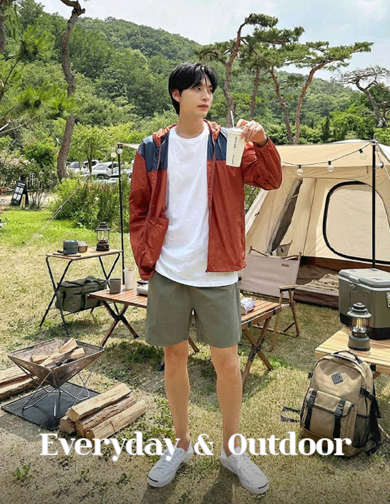 [일상부터 아웃도어까지👍] 라이트쉘 Hood Windbreak 31304