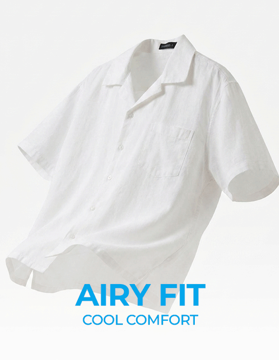 [시원하고쾌적한🆒] 에어리 오픈카라 Shirt 31327
