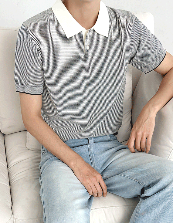 파인 Stripe Kara Knit 31329