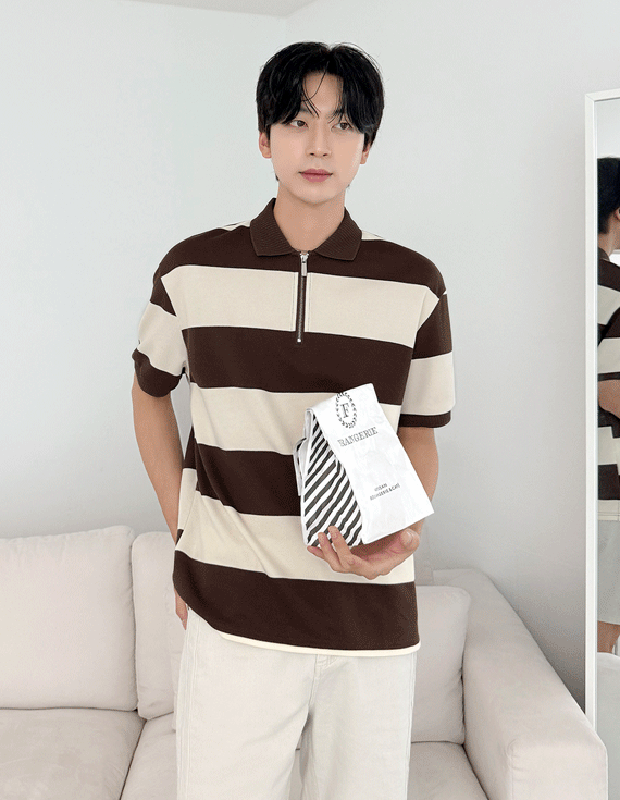Wide Stripe Kara T-shirt 31330