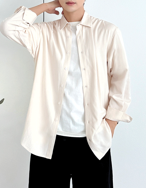 [MADE][휘뚤마뚤,베이직템] Linen 인견 에센셜 Shirt 31314